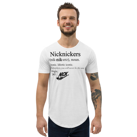The Definition of Nicknickers Men's Curved Hem T-Shirt for Nn22 Collection