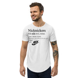 The Definition of Nicknickers Men's Curved Hem T-Shirt for Nn22 Collection