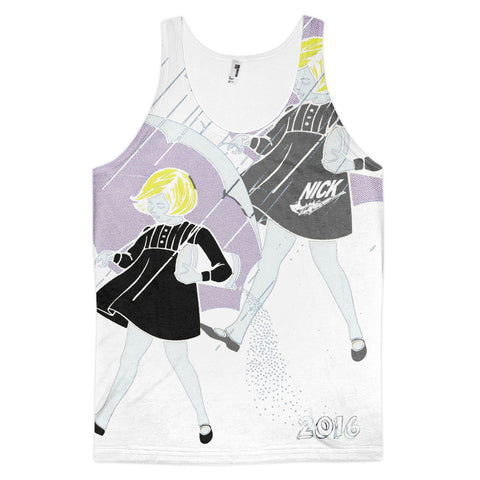 "Throwing Salt" Nicknickers Classic fit tank top (unisex)