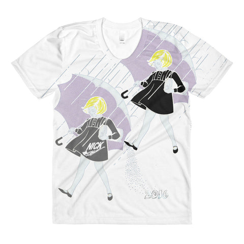 Sublimation women’s crew neck t-shirt