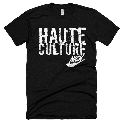 Haute Culture White on black exclusive unisex Short sleeve soft t-shirt