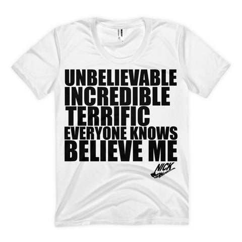 Women's sublimation t-shirt