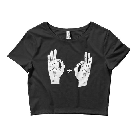 "OK AND OK, F + F" Nicknickers Exclusive. Crop Tee