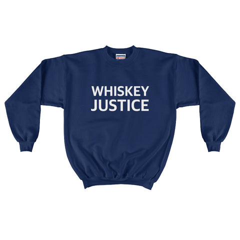 "Whiskey Justice" Nicknickers Exclusive Men's Crewneck Sweatshirt