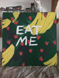 EAT ME AKA Strawberries, Bananas, Greens and Pie.