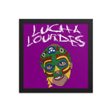 Lucha Lourdes 12x12" Framed poster