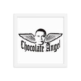 Chocolate Angel. Framed poster