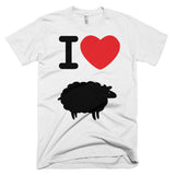"I heart black sheep" Exclusive Nicknickers t-shirt