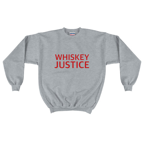 "Whiskey Justice" Exclusive Nicknickers Men's Crewneck Sweatshirt