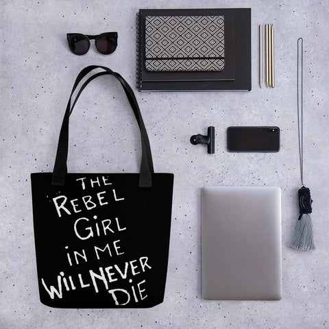 The Rebel Girl In Me Nicknickers Tote bag