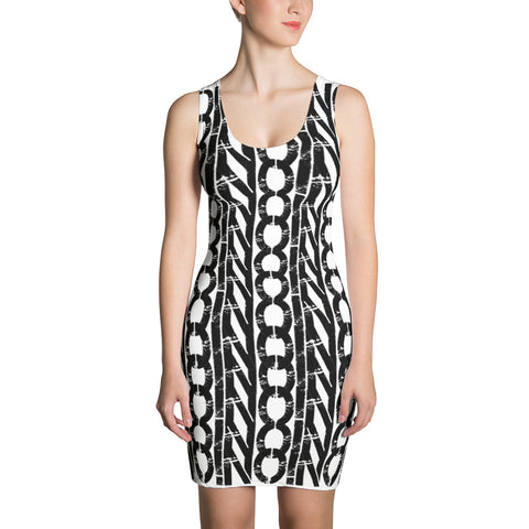 NO Subliminal. Nicknickers Exclusive Print Cocktail Dress.