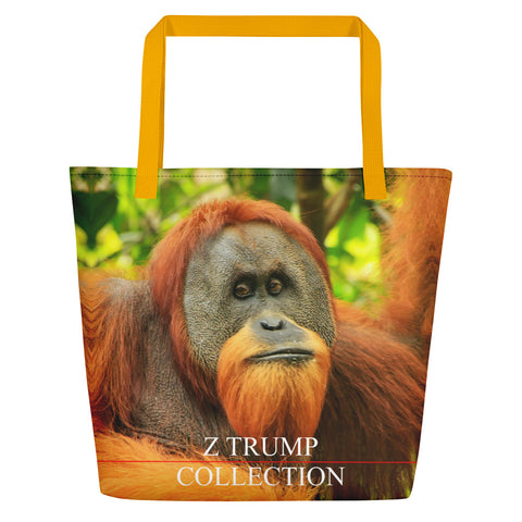 Z Trump Collection JUST DON ORANGUTAN Nicknickers Beach Bag