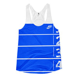 "Track" Women's racerback tank