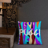Paint By Numbers Pucci Pillow by Nixn Design
