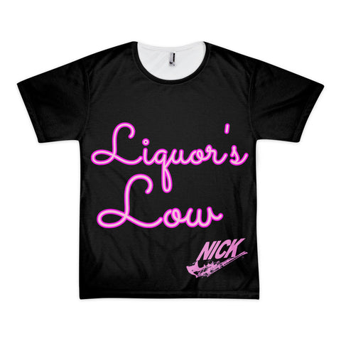 "Liquor's Low" Big Exclusive Nicknickers t-shirt (unisex)
