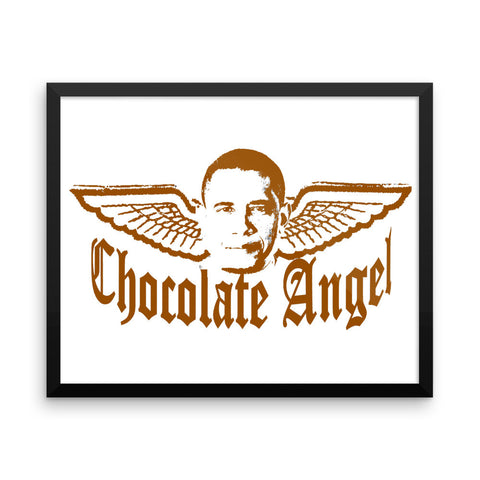 "Chocolate Angel" Framed photo paper poster