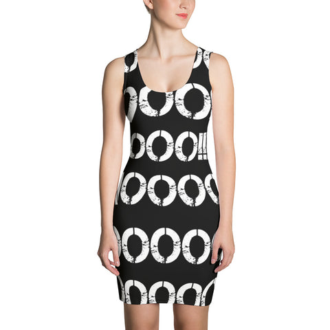 NO! In Midnight. Nicknickers Exclusive Sublimation Print, Cut & Sew Dress