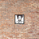 FRIDA KAHLO CHRONIC CURLERSFramed photo paper poster
