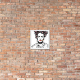FRIDA KAHLO CHRONIC CURLERSFramed photo paper poster