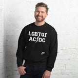 LGBTQIACDC ROCK HARD 50/50 NICKNICKERS SWEATER