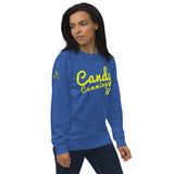 Baller Candy Cummings. Unisex organic sweatshirt for Nicknickers Nn22 Collection